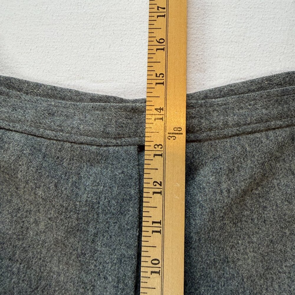 Vintage 100%‎ Pure Wool Country Suburbans Grey Dress Pants Size 16 - Picture 12 of 14